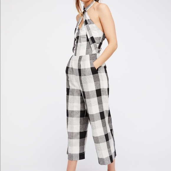 Free People Pants - Halter neck jumpsuit